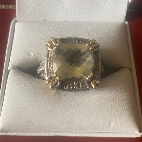 Sterling Silver end 14k gold ring - Picture 2 of 8